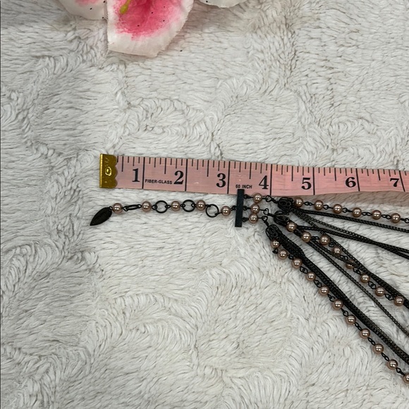 Coldwater Creek Brown and Gold Multi-Strand Necklace - Picture 8 of 8